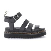 Sort læder Blaire sandal