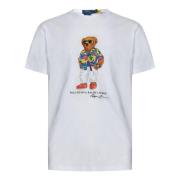 Hvide Polo Bear Graphic T-shirts og Polos