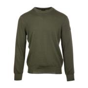Grøn Merinouldssweater