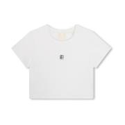 Hvide 4G Motiv Logo T-shirts og Polos