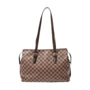 Pre-owned Canvas louis-vuitton-tasker