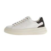 Sporty Syntetiske Sneakers