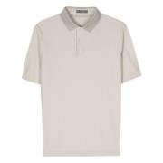 Kontrast Bomuld Polo Shirt