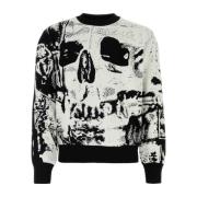 Broderet sweater