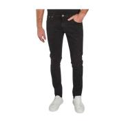 Slim Fit Sort Terry Jeans