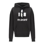 Oversized Mansel Hoodie med Flocked Logo