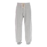 Cotton French Terry Joggers med elastisk linning