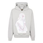 Hyggelig Grå Slime Hoodie