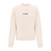 Sweatshirt med logo print