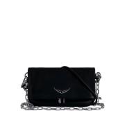 Eternal Clutch Sort Læder Crossbody Taske