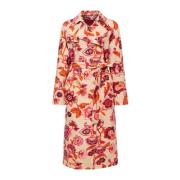 Milano Trench Coat i Hottie Print