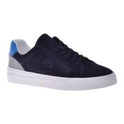 Sneaker in blue suede