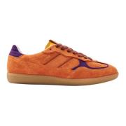 Rife Orange Læder Sneakers