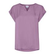 Saint Tropez P1326, Brianasz Ss Top Bluser 30500069 Orchid Mist