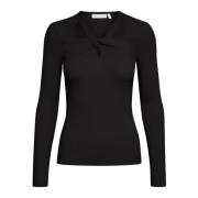 Inwear Pukiw Long Sleeve Toppe T-Shirts 30109401 Black