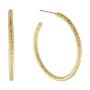 Audrey Glow Hoop Earring Gold Plating