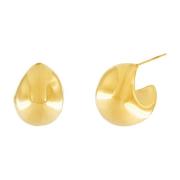 Courage Waterproof Chunky Sphere Earring 18K Gold Plating