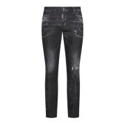 Slim Fit Sort Jeans