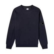 Diagonal Fleece Crew Neck Sweatshirt