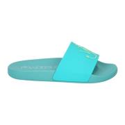 Blå Slide Sandaler til Kvinder