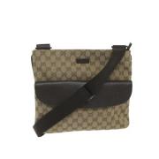 Pre-owned Canvas gucci-tasker