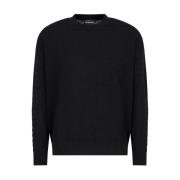 Jacquard O-Neck Langærmet Jumper