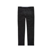 Slim Fit Chino Bukser Hudson Sort