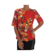 Krystalpyntet Blomsterprint Bluse