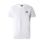 Simpel Dome Hvid T-shirt