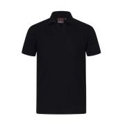 Slim Fit Strikket Polo Shirt