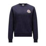 Logo Patch Sweatshirt Casual Style