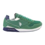 Grønne Slip-On Sporty Sneakers
