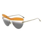 Gold/Orange Grey Sunglasses KARLIGRAPHY FF 0400/S