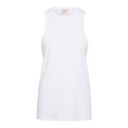 Ærmeløs Athletisk Top Bright White