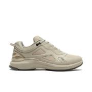 Taupe Mesh Sneakers med Bungee System
