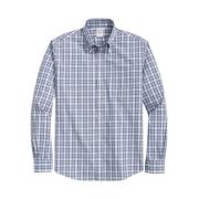 Aqua Tartan Regular Fit Cotton Poplin Friday Sport Skjorte med Button ...