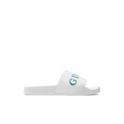 Flade PVC Sliders med Logo Relief