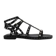 Sort Stud Sandal