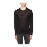 Linned Crew Neck T-shirt