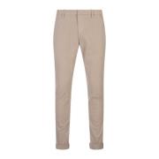 Slim Chino Bukser Hasselnød Brun