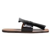 Læder bambi sandal