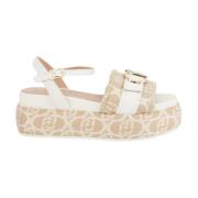 Beige Sandal til Kvinder