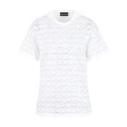 Hvide T-shirts og Polos med Devoré Effekt