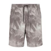 Palm Tree Print Casual Shorts