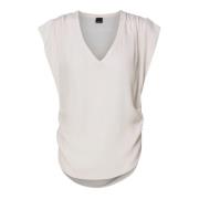 Silke V-hals Bluse