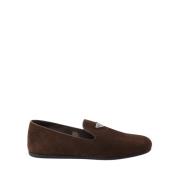 Suede Slip-On Loafers