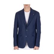 Herringbone Linen Blazer