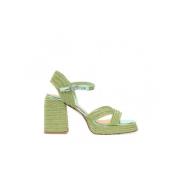 Metalisk Flettet Sandal Valle Model