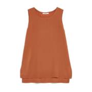 Silke Crepe de Chine Tank Top