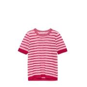 Linned T-shirt med Lurex Detaljer